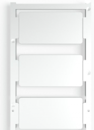 Polyamid Gerätemarkierer, (L x B) 60 x 30 mm, weiß, 30 Stk