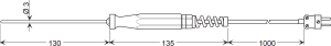 Einstechfühler, -65 bis 1000 °C, Thermoelement Typ K, GES900-GE