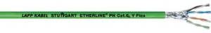 PVC Ethernet-Kabel, Cat 6A, PROFINET, 6-adrig, 0,25 mm², AWG 23, grün, 2170930/100