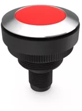 LED-Signalleuchte, 28 V, rot, Einbau-Ø 30.3 mm, LED Anzahl: 1