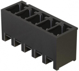 Leiterplattensteckverbinder, 4-polig, RM 3.81 mm, gerade, schwarz, 14120415001000