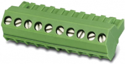 Buchsenleiste, 3-polig, RM 5 mm, abgewinkelt, grün, 1768778