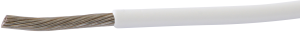 PVDF-Schaltlitze, Spec 44, 0,88 mm², AWG 18, weiß, Außen-Ø 1,65 mm