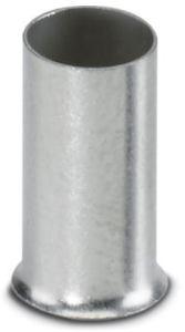 Unisolierte Aderendhülse, 16 mm², 12 mm lang, DIN 46228/1, silber, 3200425