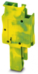 Stecker, Federzuganschluss, 0,08-4,0 mm², 1-polig, 24 A, 6 kV, gelb/grün, 3040711