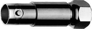 Koaxial-Adapter, 50 Ω, F-Stecker auf BNC-Buchse, gerade, 100023644
