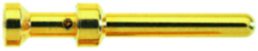 Stiftkontakt, 0,5 mm², AWG 20, Crimpanschluss, vergoldet, 09330006172