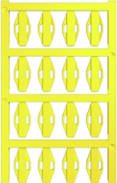 Polyamid Kabelmarkierer, beschriftbar, (B x H) 23 x 11 mm, max. Bündel-Ø 40 mm, gelb, 1852360000