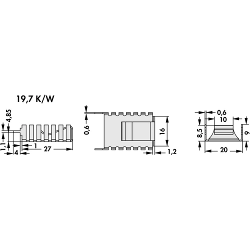 FK 245 MI 247 V Fischer Elektronik Kühlkörper Bild 2