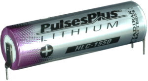 Lithium-Batterie, 3.7 V, LR6, AA, Rundzelle, Lötstift