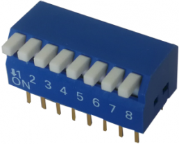 DIP-Schalter, 6-polig, gerade, 25 mA/24 VDC, DX10L06G