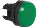 Meldeleuchte, beleuchtbar, Bund rund, grün, Einbau-Ø 22 mm, L20SE20