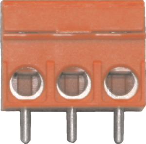 Leiterplattenklemme, 4-polig, RM 5 mm, 0,34-2,5 mm², 15 A, Schraubanschluss, rot, 20875004