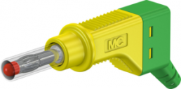 4 mm Stecker, Schraubanschluss, 1,0 mm², CAT II, gelb/grün, 66.9327-20