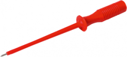 Miniatur-Prüfspitze, Buchse 2 mm, gefedert, rot, 60 V