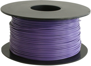 PVC-Schaltdraht, Yv, 0,2 mm², violett, Außen-Ø 1,1 mm