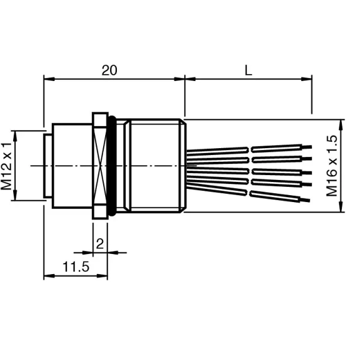 226470 PEPPERL+FUCHS Sensor-Aktor Rundsteckverbinder Bild 2