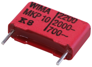 MKP-Folienkondensator, 1 µF, ±10 %, 400 V (DC), PP, 27.5 mm, MKP1G041006D00KSSD