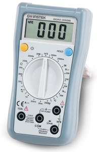 TRMS Digital-Multimeter GDM-350B, 10 A(DC), 10 A(AC), 250 VDC, 250 VAC, CAT III 300 V