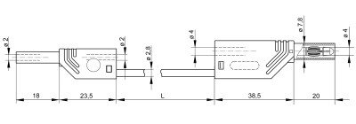 MAL S WS 2-4 100/1 AU BR Hirschmann Test & Measurement Messleitungen Bild 2