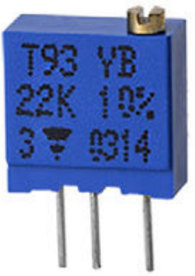T93YB 1K0 10% Vishay Trimmpotentiometer Bild 1