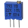 T93YA 200R 10% Vishay Trimmpotentiometer