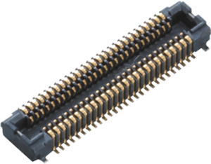 Steckverbinder, 20-polig, 2-reihig, RM 0.4 mm, SMD, Header, vergoldet, AXT420124J