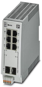 Ethernet Switch, managed, 8 Ports, 1 Gbit/s, 24 VDC, 2702970