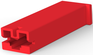 Isoliergehäuse für 4,75 mm, 1-polig, Nylon, UL 94V-2, rot, 172074-7