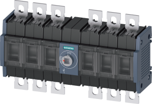 Lasttrennschalter, 6-polig, 100 A, 1250 V, (B x H x T) 202 x 168 x 68 mm, Schraubmontage/DIN-Schiene, 3KD3060-0NE20-0