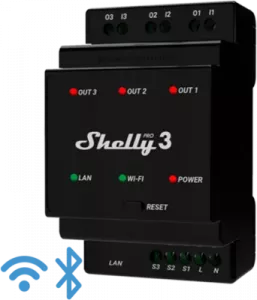 SHELLY PRO3 Shelly Überwachungsrelais
