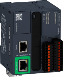 SPS-Steuerung M221, 16 E/A, PNP-Transistor, Ethernet, Federzugklemme