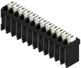 Leiterplattenklemme, 12-polig, RM 3.5 mm, 0,13-1,5 mm², 12 A, Federklemmanschluss, schwarz, 1870740000