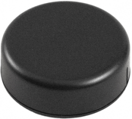 ABS Miniatur-Gehäuse, (L x B x H) 60 x 60 x 20 mm, schwarz (RAL 9005), IP54, 1551SNAP12BK