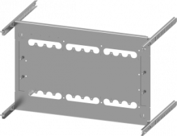 SIVACON S4 Montageplatte 3VA12 (250A), 3-polig, Stecksockel, 8US-Aufbau, 8PQ60008BA36