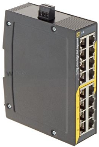 Ethernet Switch, unmanaged, 16 Ports, 1000 Mbit/s, 24-48 VDC, 24134160000