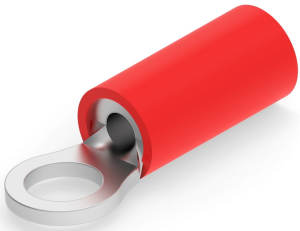 Isolierter Ringkabelschuh, 0,26-1,65 mm², AWG 22 bis 16, 3.68 mm, M3,5, rot
