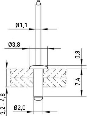 001.08.148 Ettinger Nieten, Dübel Bild 2