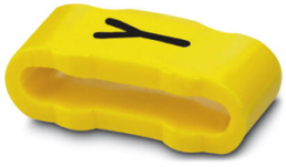 PVC Bezeichnungshülse, Aufdruck "Y", (L x B) 11.3 x 4.3 mm, gelb, 0826611:Y