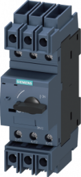 Leistungsschalter für Trafoschutz, Drehbetätiger, 3-polig, 0.8 A, 690 V, (B x H x T) 45 x 144 x 97 mm, Schienenmontage, 3RV2811-0HD10