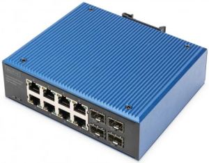 Ethernet Switch, unmanaged, 8 Ports, 1 Gbit/s, 48-57 VDC, DN-651153