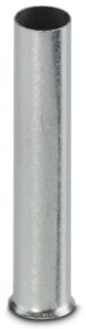 Unisolierte Aderendhülse, 25 mm², 40 mm lang, silber, 3241238