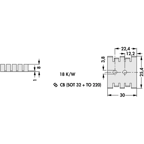 FK 210 SA CB Fischer Elektronik Kühlkörper Bild 2