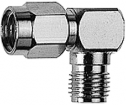 Koaxial-Adapter, 50 Ω, SMA-Stecker auf SMA-Buchse, abgewinkelt, 100024792