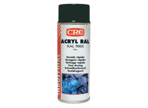 CRC Acryl Schutzlackspray 31075, tiefschwarz matt, RAL 9005m