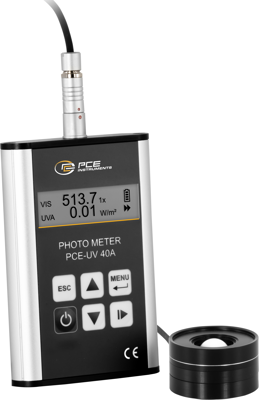PCE-UV 40A PCE Instruments Luxmeter, Schallpegelmesser, Magnetfeldtester Bild 1