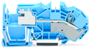 1-Leiter-N-Trennklemme, Federklemmanschluss, 0,5-16 mm², 1-polig, 76 A, 4 kV, blau, 2016-7714