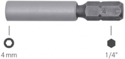 Bit-Adapter, Sechskant, L 42.5 mm, 4-564