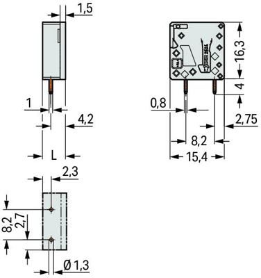 2624-3101/000-006 WAGO PCB Terminal Blocks Image 2
