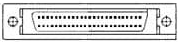 D-Sub Steckverbinder, 50-polig, Standard, gerade, Einlötstift, 5174339-4